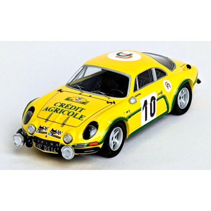 TROFEU RRFR104 Alpine A110 Vainqueur Cote Fleurie 1974 %