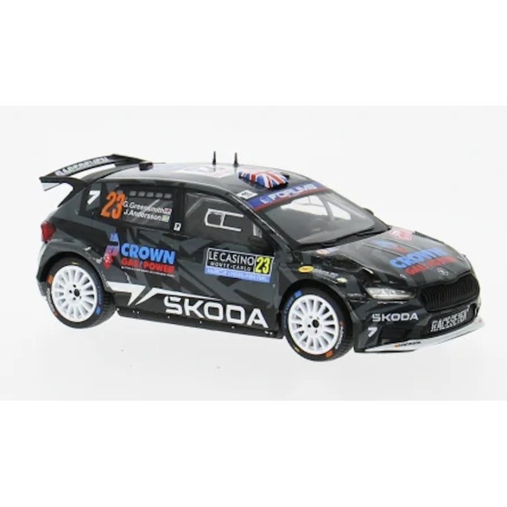 IXO RAM979.22 Skoda Fabia RS Rally2 Greensmith Monte Carlo 2025 %