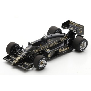 SPARK S7155 Lotus 98T n°12 Ayrton Senna Winner Detroit 1986 %