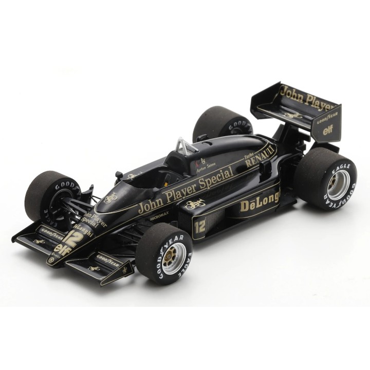 SPARK S7155 Lotus 98T n°12 Ayrton Senna Vainqueur Detroit 1986 %