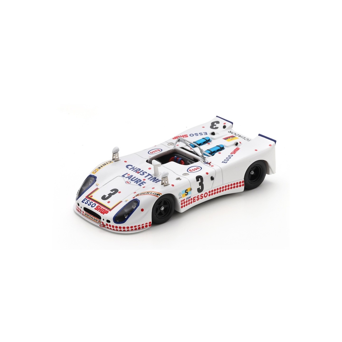 SPARK S9799 Porsche 908/2 n°3 24H Le Mans 1975