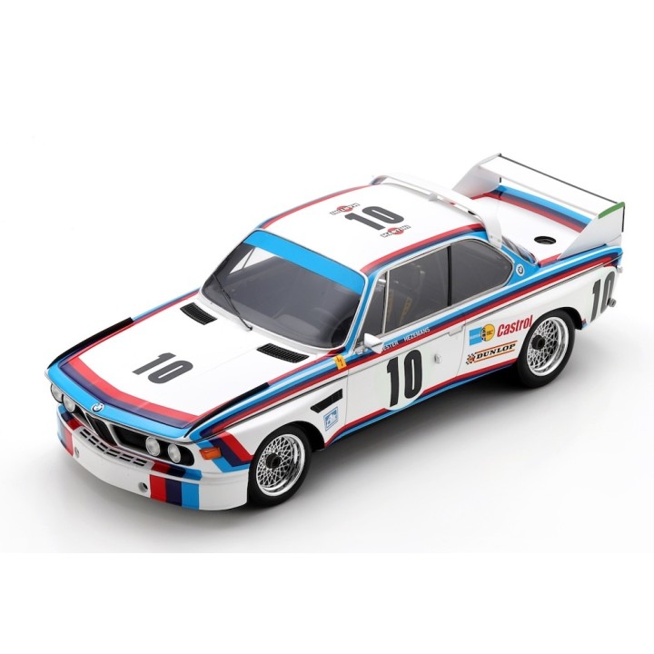 1/18 SPARK 18SPA1973 BMW 3.0 CSL n°10 Vainqueur 24H Spa 1973