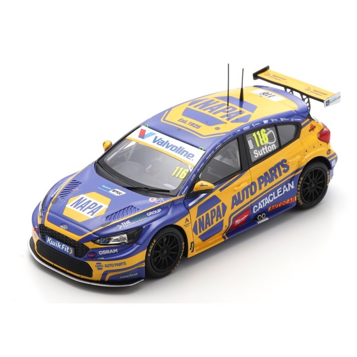 SPARK UK026 Ford Focus BTCC Ashley Sutton Winner Donington Park 2025