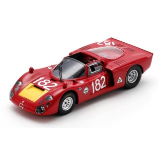 SPARK SI036 Alfa Romeo T33-2 n°182 Targa Florio 1968