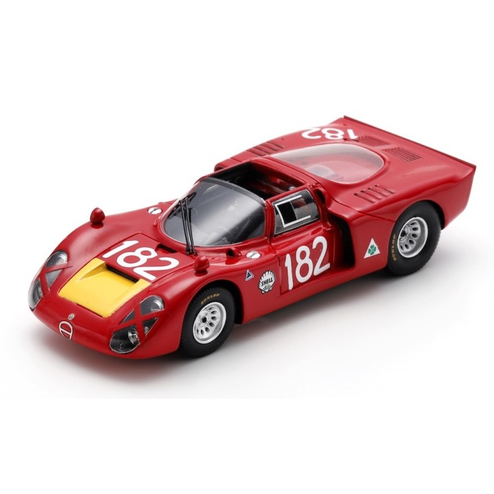 SPARK SI036 Alfa Romeo T33-2 n°182 Targa Florio 1968