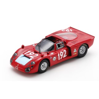 SPARK SI034 Alfa Romeo T33-2 n°192 Targa Florio 1968
