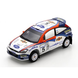 SPARK S6209 Ford Focus WRC 02 n°5 McRae Vainqueur Safari 2002 %