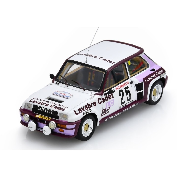 SPARK SF347 Renault 5 Turbo n°25 Auriol Criterium de Touraine 1983 %