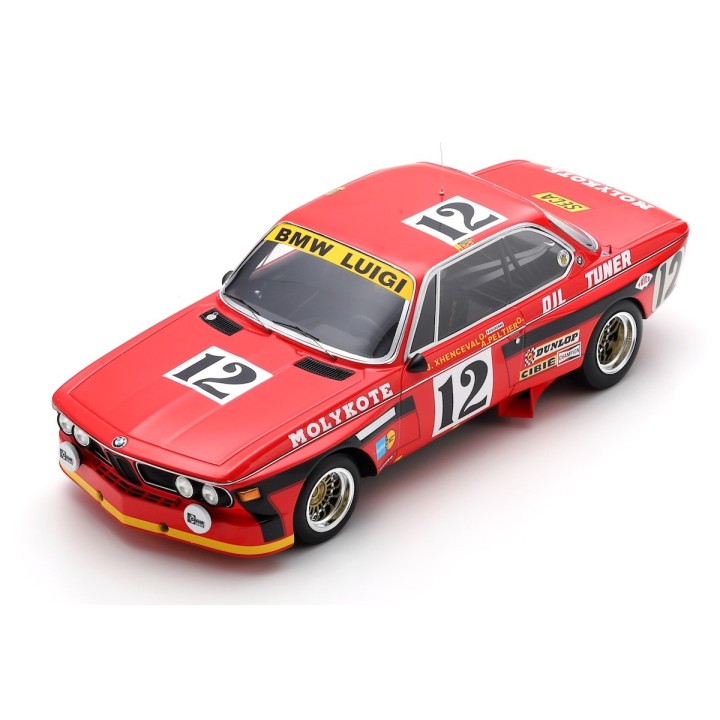 1/18 SPARK 18SPA1974 BMW 3.0CSi n°12 Vainqueur 24H Spa 1974