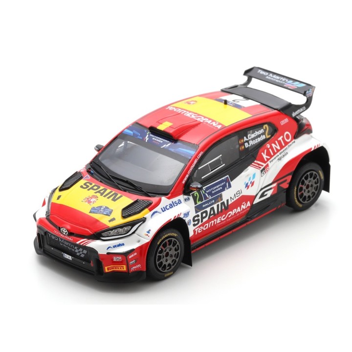 SPARK S6865 Toyota GR Yaris Rally 2 n°2 Cachón Winner FIA Motorsport Games Rally 2024