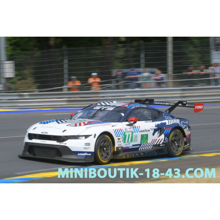 1/18 SPARK 18S1052 Ford Mustang LMGT3 n°77 24 Le Mans 2025