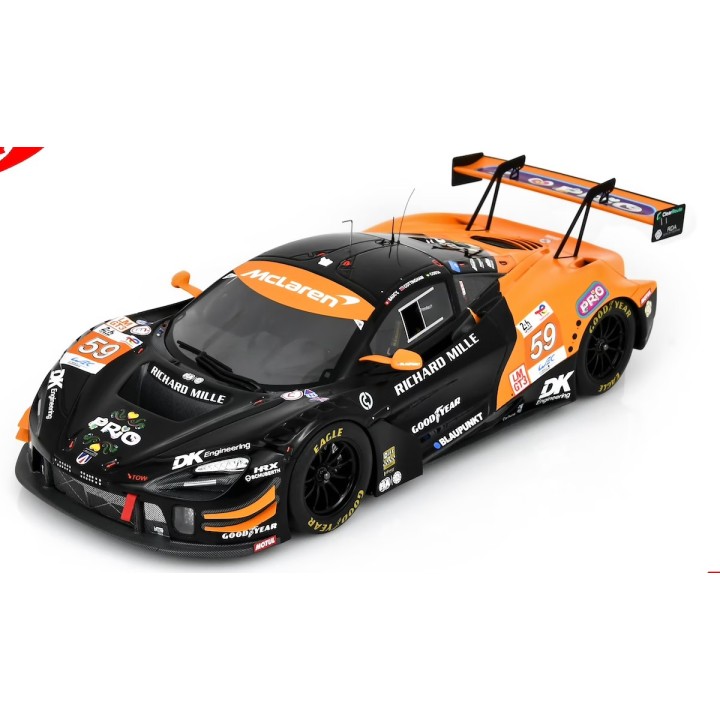 1/18 SPARK 18S658 McLaren 720S GT3 Evo n°59 24H Le Mans 2024