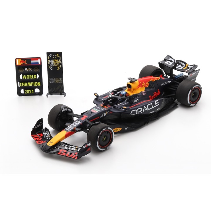 1:18 SPARK 18S666 Red Bull Racing RB20 n°1 Max Verstappen World Champion 2024