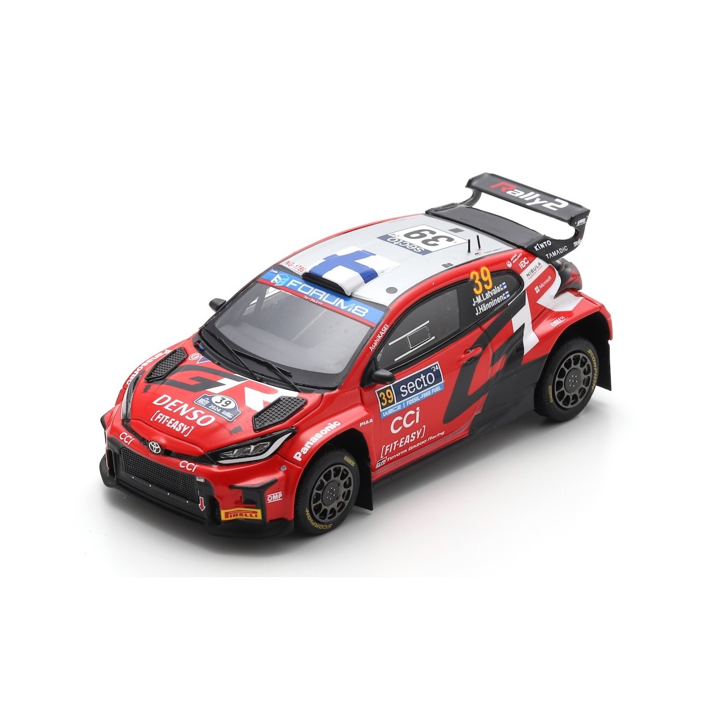 SPARK S6879 Toyota GR Yaris Rally2 n°39 Latvala WRC2 Finland 2024
