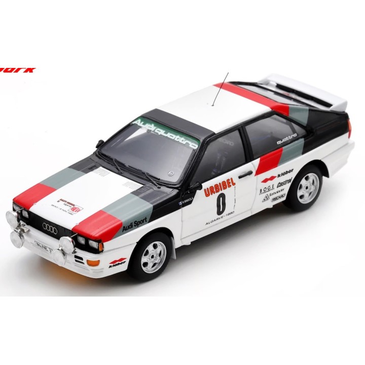 SPARK S3214 Audi quattro n°0 Hannu Mikkola Urbibel Algarve 1980 %