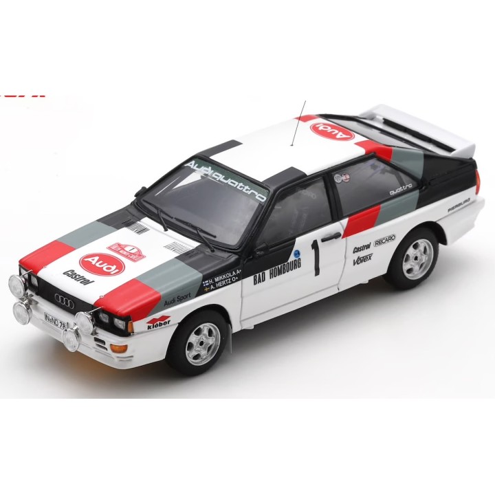 SPARK S3223 Audi quattro n°1 Mikkola Monte Carlo 1982 %