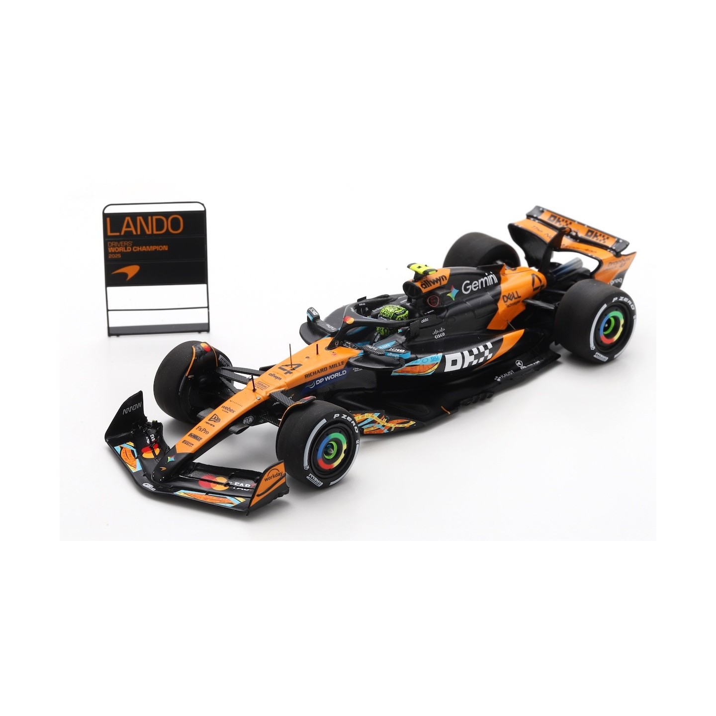 SPARK S9678 McLaren MCL39 Norris Abu Dhabi World Champion 2025 %