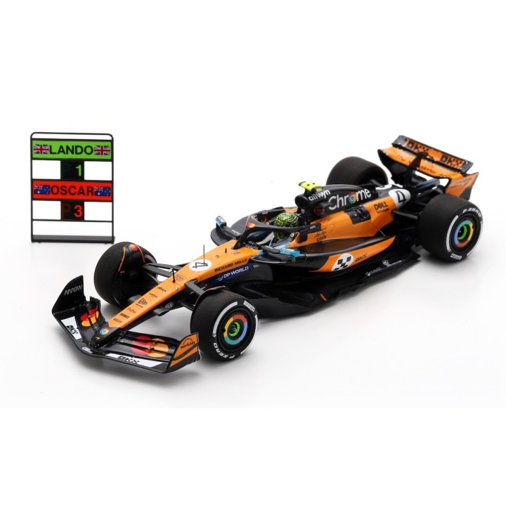 SPARK S9622 McLaren MCL39 n°4 Lando Norris Vainqueur Monaco 2025