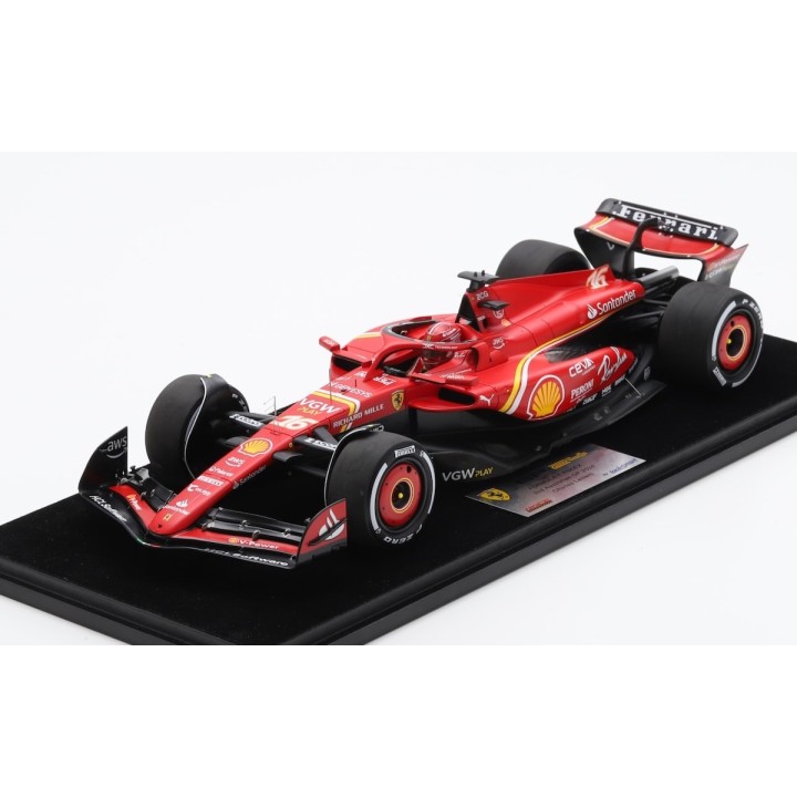 1/18 LOOKSMART LS18F1060 Ferrari SF-24 Charles Leclerc Melbourne 2024