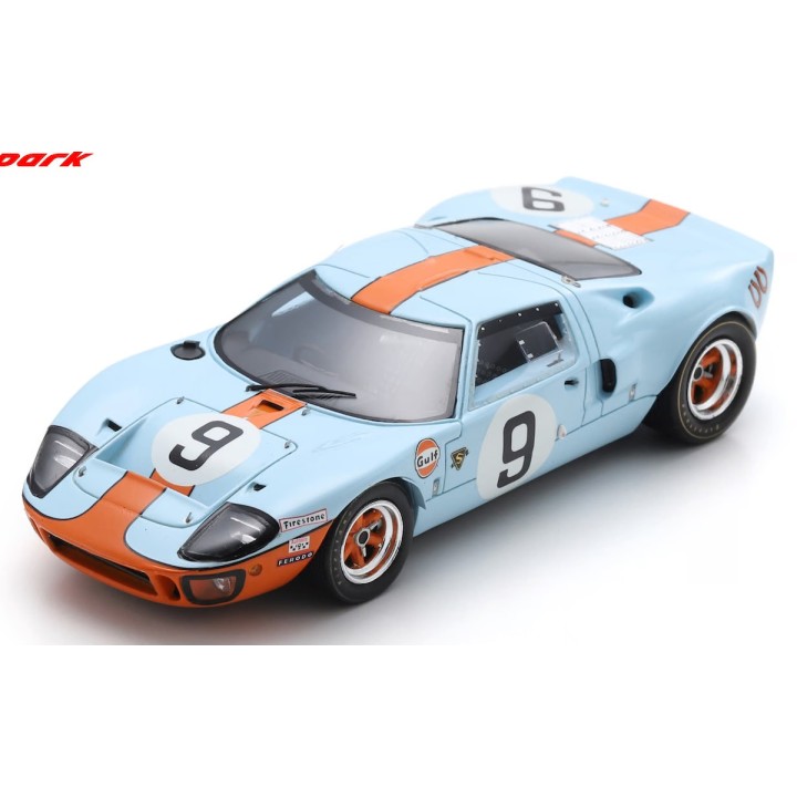 SPARK 43LM68 Ford GT 40 n°9 Winner 24H Le Mans 1968