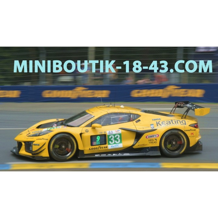 1:18 SPARK 18S1340 Corvette Z06 LMGT3.R n°33 24H Le Mans 2026 %