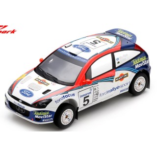 SPARK 18S1044 Ford Focus WRC 02 n°5 C. McRae Winner Safari Rally 2002 %