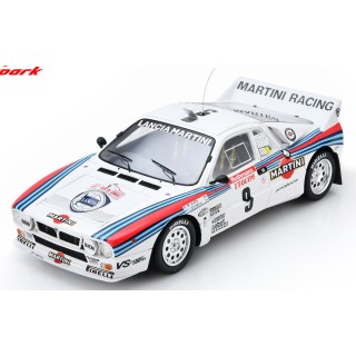 1/18 SPARK 18S1209 Lancia 037 Rally n°9 M. Alén Vainqueur Tour de Corse 1983 %
