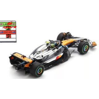 1/18 SPARK 18S1010 McLaren MCL39 n°4 Norris Vainqueur Silverstone 2025