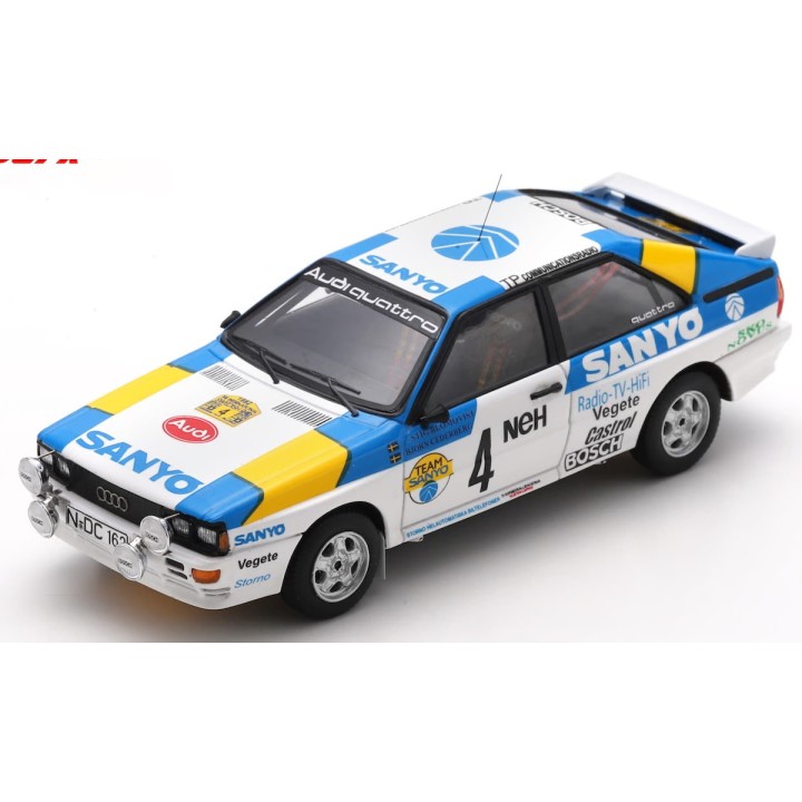 SPARK S3224 Audi quattro n°4 Blomqvist Winner Sweden 1982 %