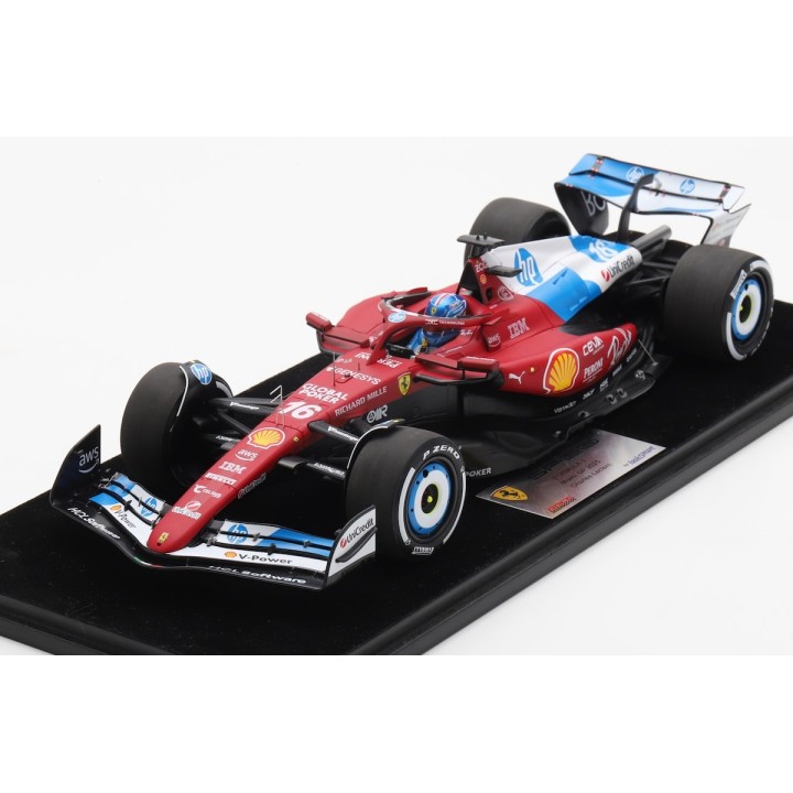 1/18 LOOKSMART LS18F1076 Ferrari SF-25 Leclerc Miami 2025