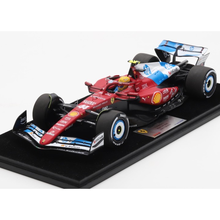 1/18 LOOKSMART LS18F1077 Ferrari SF-25 Hamilton Miami 2025