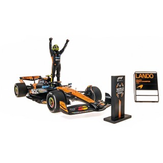 1/18 MINICHAMPS 537254104 McLaren MCL39 Norris Abu Dhabi Champion du Monde 2025