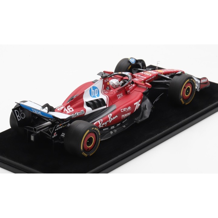 1/18 LOOKSMART LS18F1075 Ferrari SF-25 Leclerc Monaco 2025