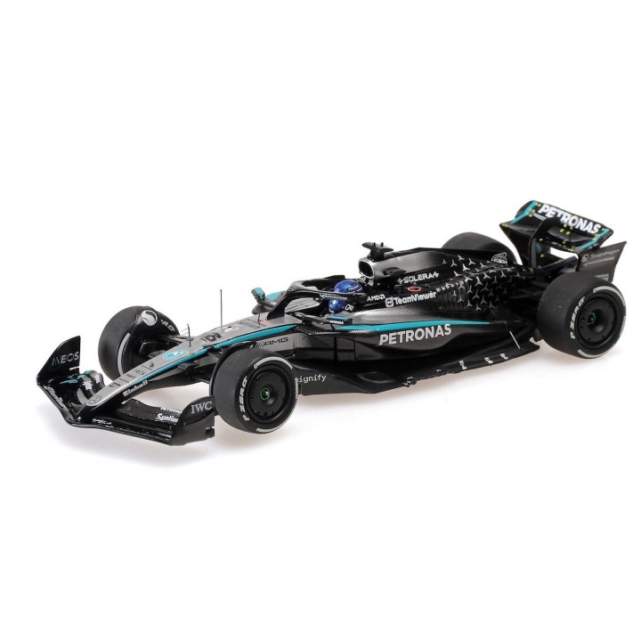MINICHAMPS 417251863 Mercedes W16 E George Russel Vainqueur Singapour 2025