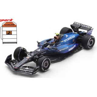 SPARK S9633 Williams FW47 n°55 Carlos Sainz Azerbaijan 2025